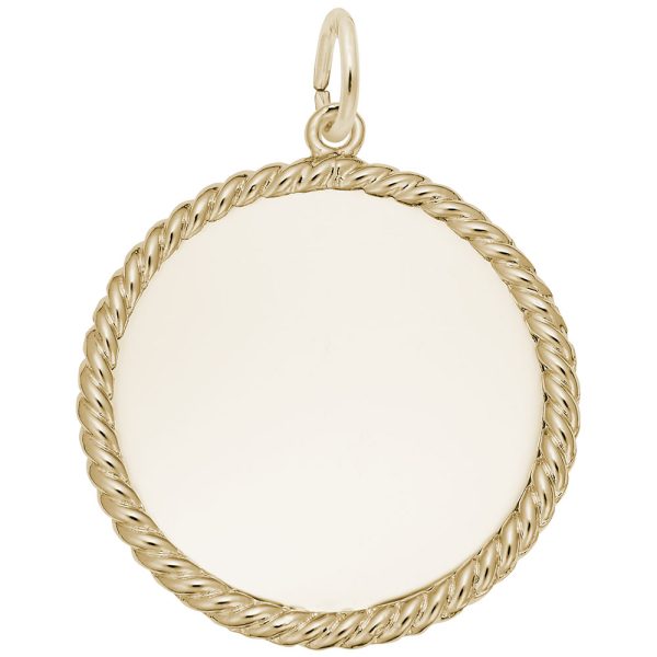 Medium Rope Disc Charm