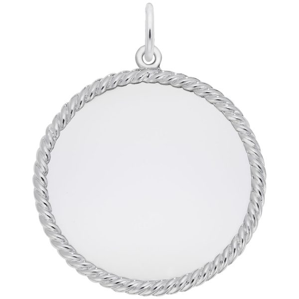 Large Rope Disc Charm
