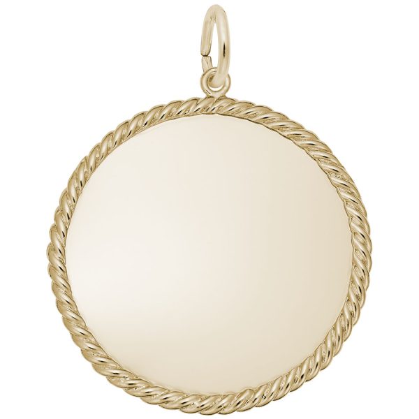 Extra Large Rope Disc Charm