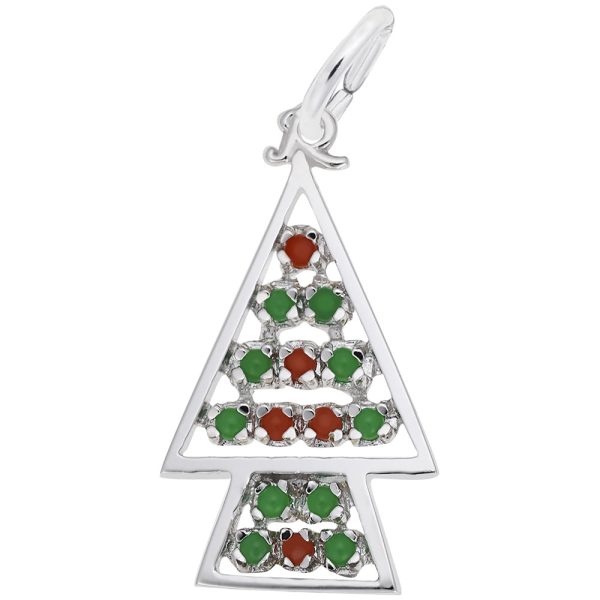 Beaded Christmas Tree Charm