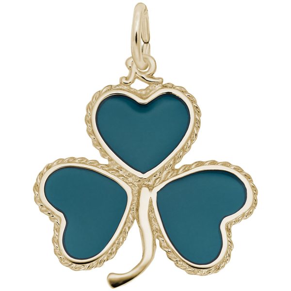 Green Shamrock Charm