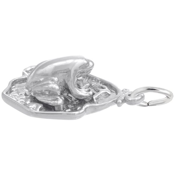 Frog on Lily Pad Charm