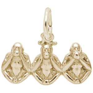 Three Monkeys Charm