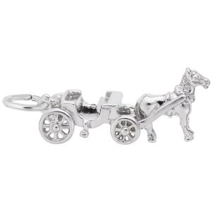 Horse Drawn Carriage Charm