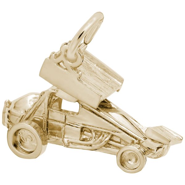 Winged Sprint Car Charm