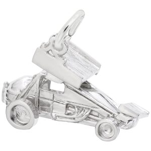 Winged Sprint Car Charm