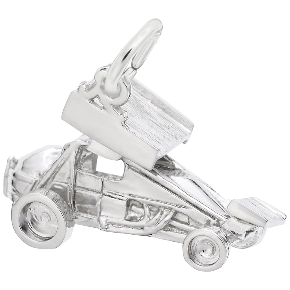 Winged Sprint Car Charm