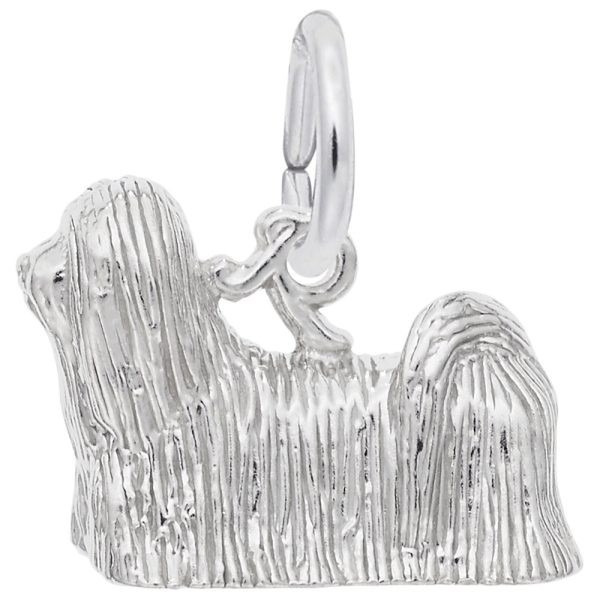 Lhasa Apso Dog Charm