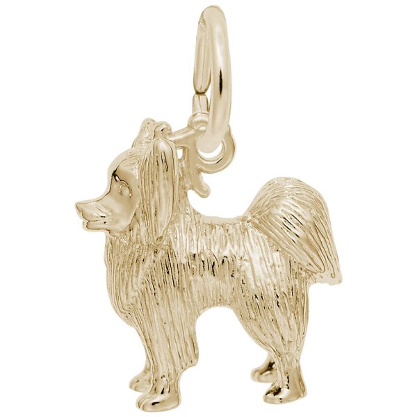 Papillon Dog Charm