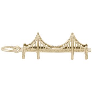 Golden Gate Bridge with Cables Charm