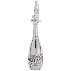 France Burgundy Wine Bottle Charm