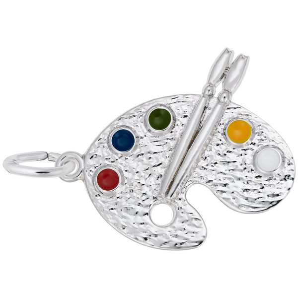 Artist Palette Charm