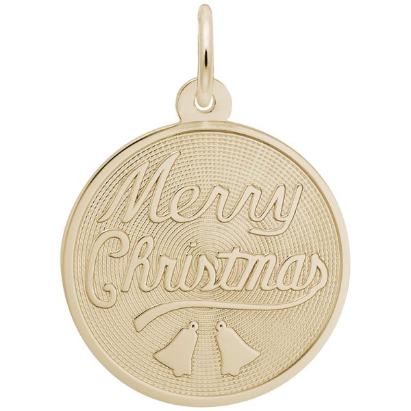 Merry Christmas Disc Charm