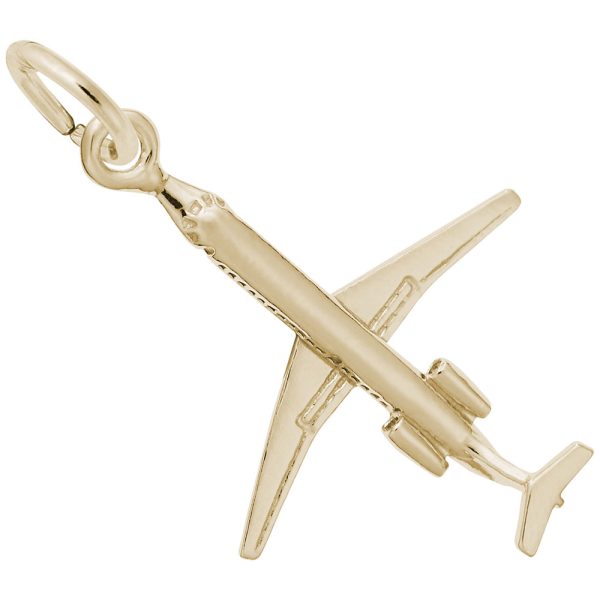 Large Airplane Charm