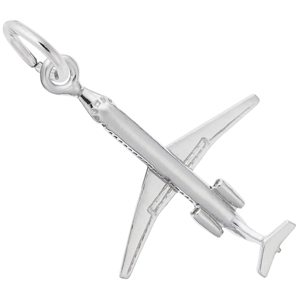 Large Airplane Charm