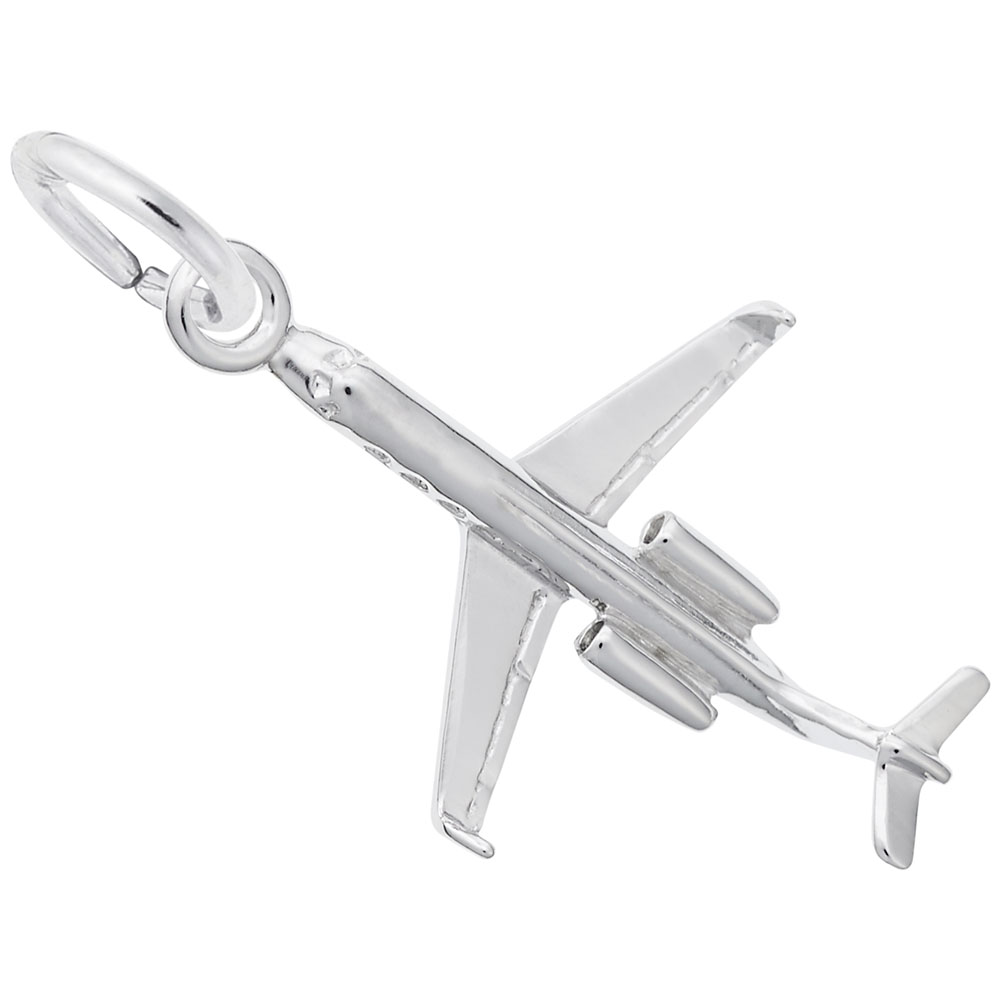 Small Airplane Charm - Image 1