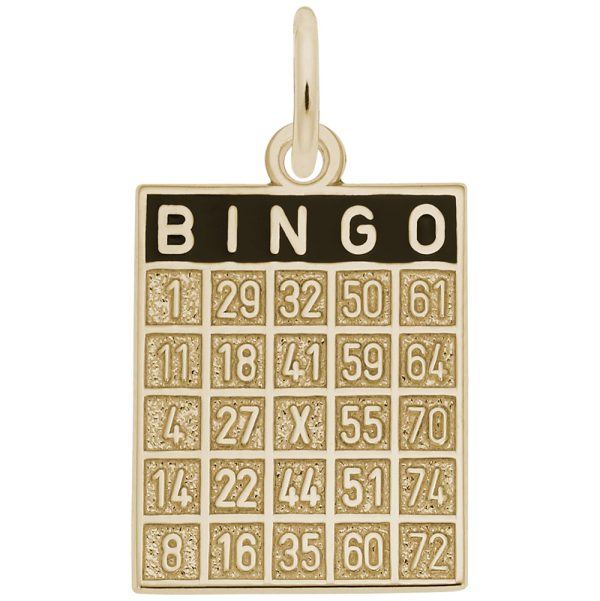 Bingo Card Charm