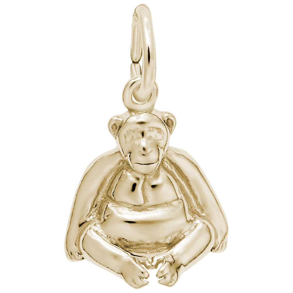 Sitting Monkey Charm - Image 1