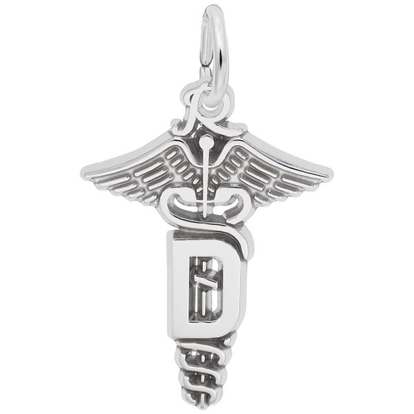 Dental Caduceus Charm