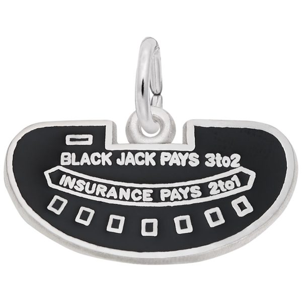 Black Jack Table Charm