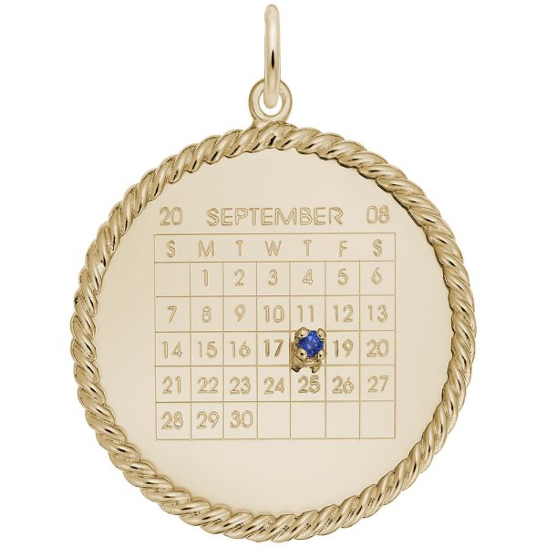 Calendar Rope Disc Charm