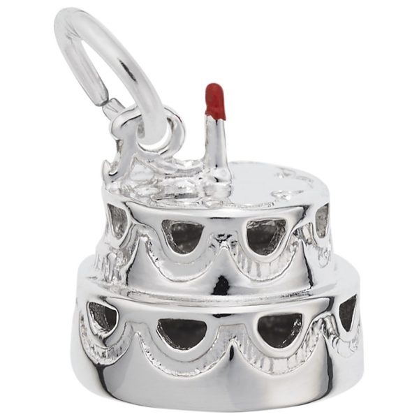 Hollow Two-Tier Cake with Candle Charm