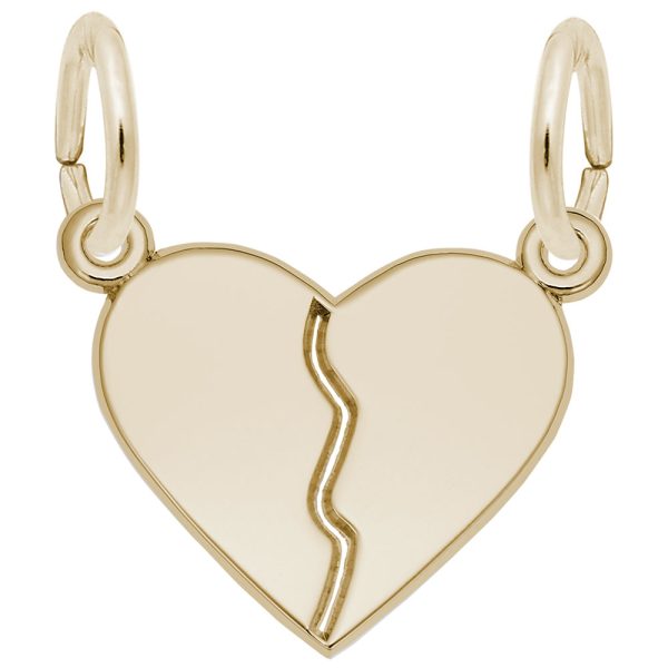 Break Apart Heart Charm