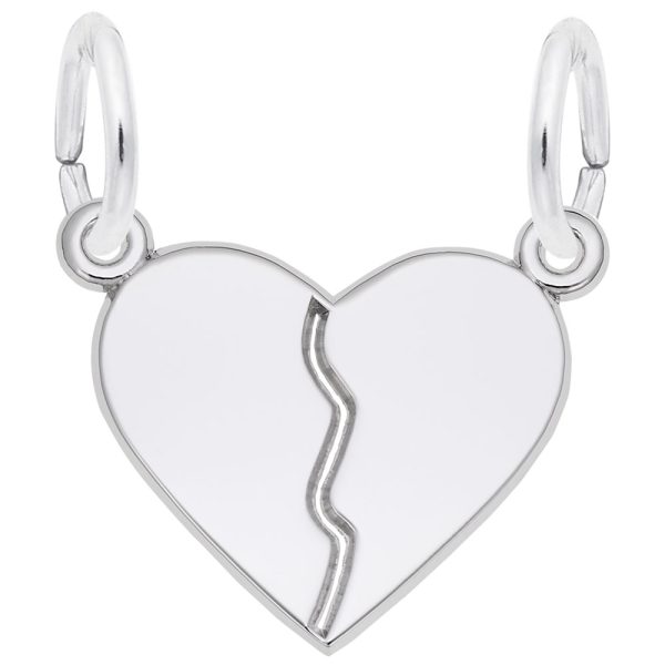 Break Apart Heart Charm