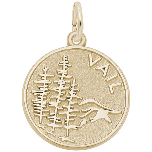 Vail Mountain Scene Charm