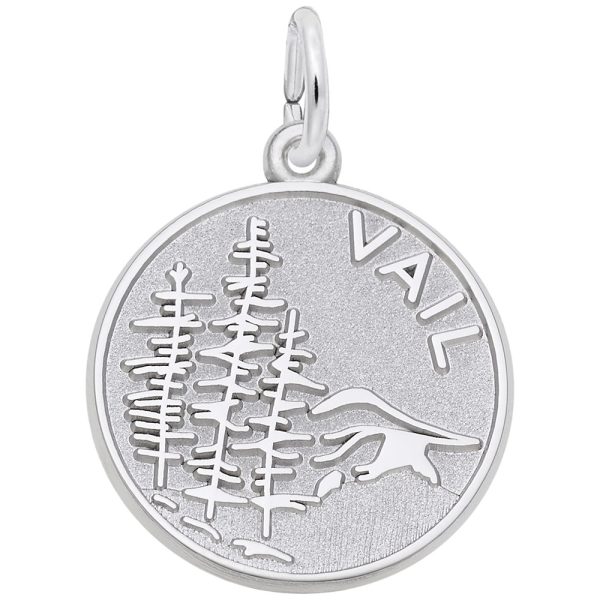 Vail Mountain Scene Charm