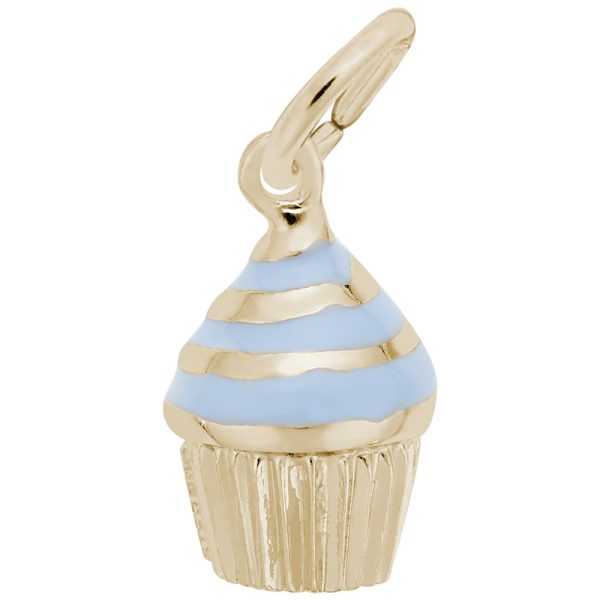 Swirl Cupcake Charm