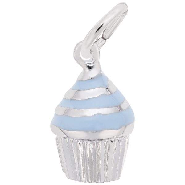 Swirl Cupcake Charm