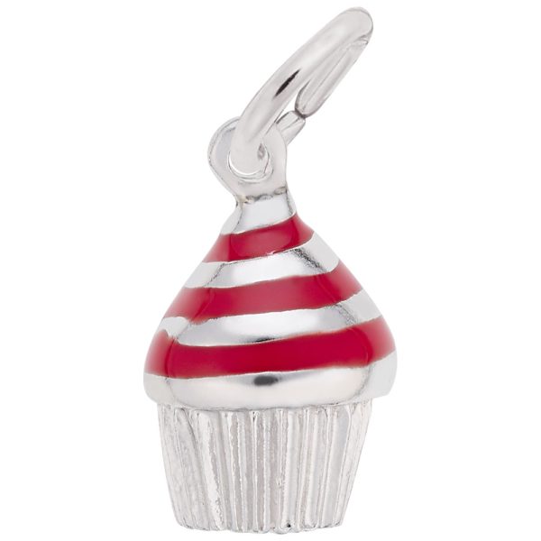 Swirl Cupcake Charm