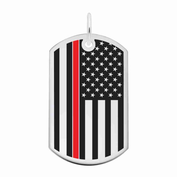 USA Flag with Red Stripe