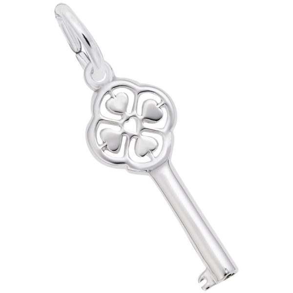 Small Key to My Heart Charm