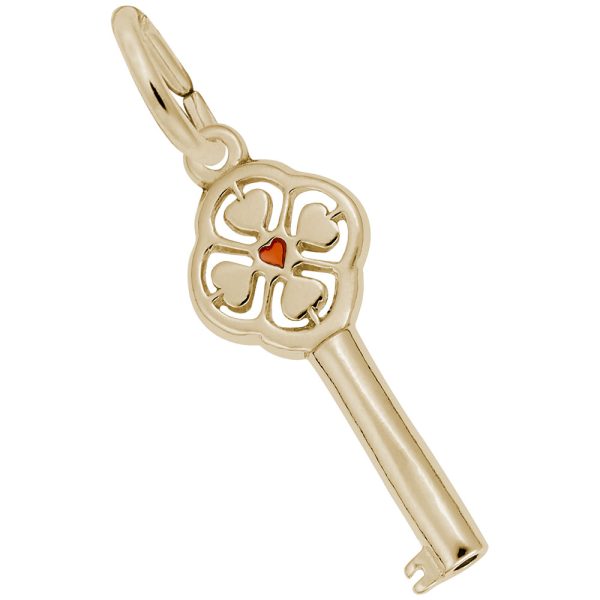 Small Key to My Heart Charm