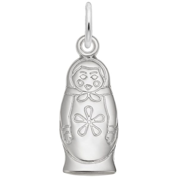 Matryoshka Doll Flat Back Charm