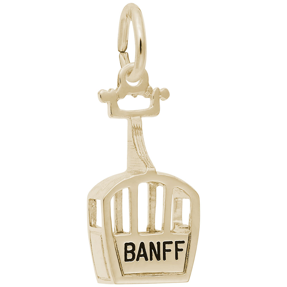 Banff Skiing Gondola Charm - Image 1
