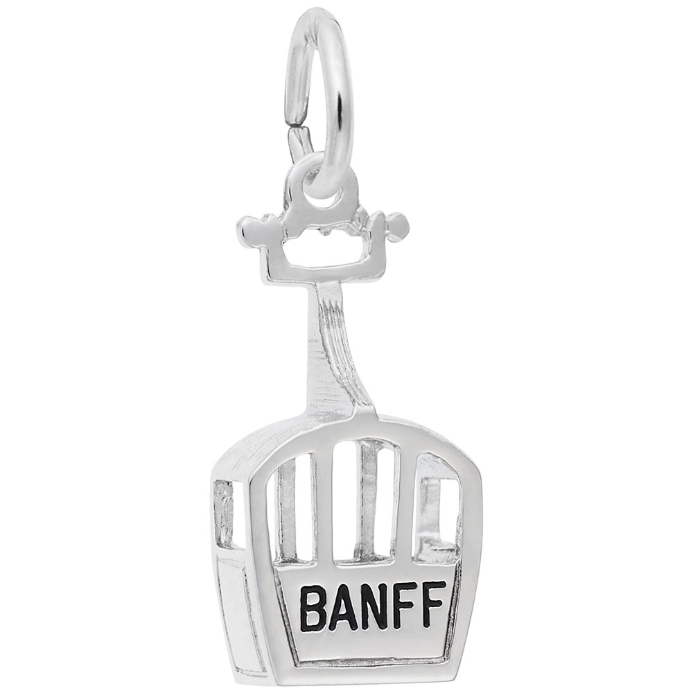 Banff Skiing Gondola Charm