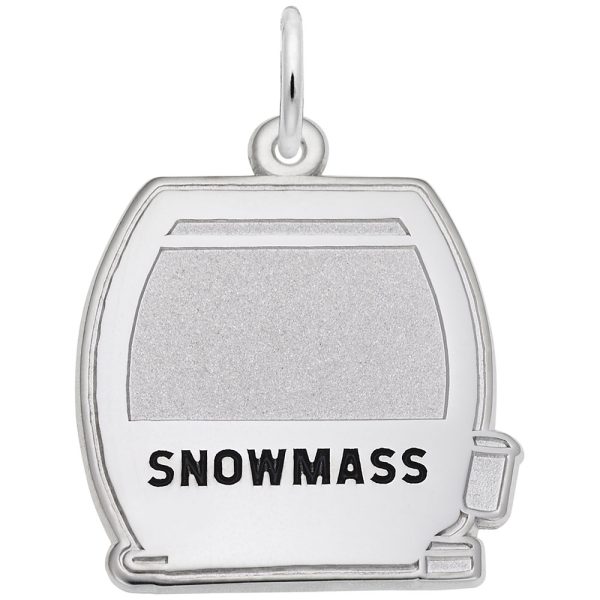 Snowmass Flat Cable Car Charm