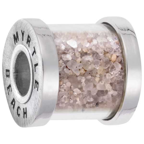 Myrtle Beach Sand Capsule Bead