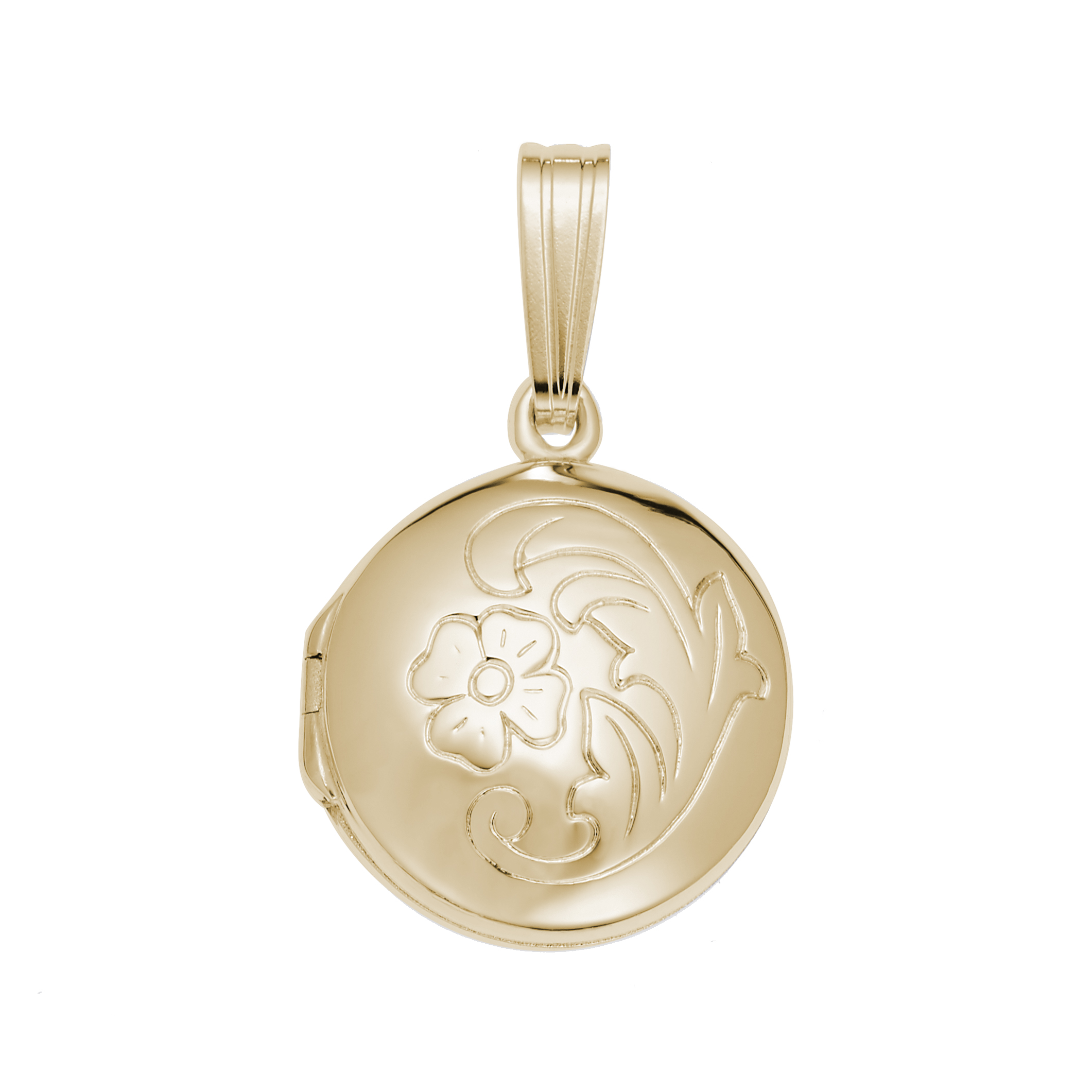 Circle Locket Gold