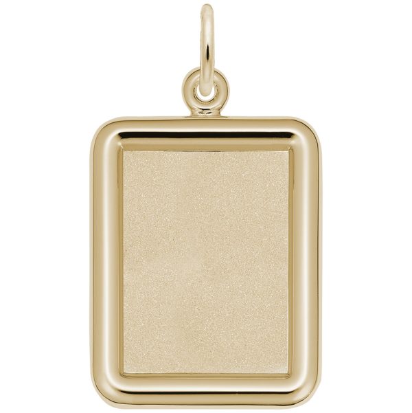 Vertical Round Corner Rectangle Photoart Charm
