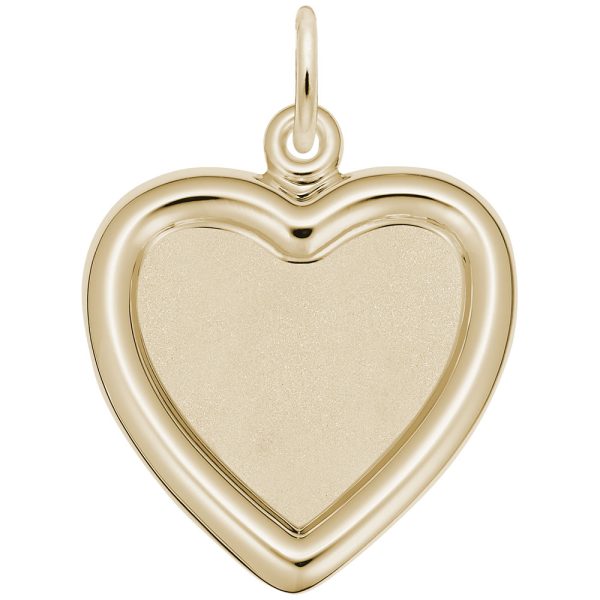 Small Heart Photoart Charm