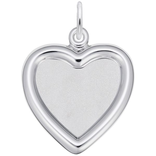 Small Heart Photoart Charm