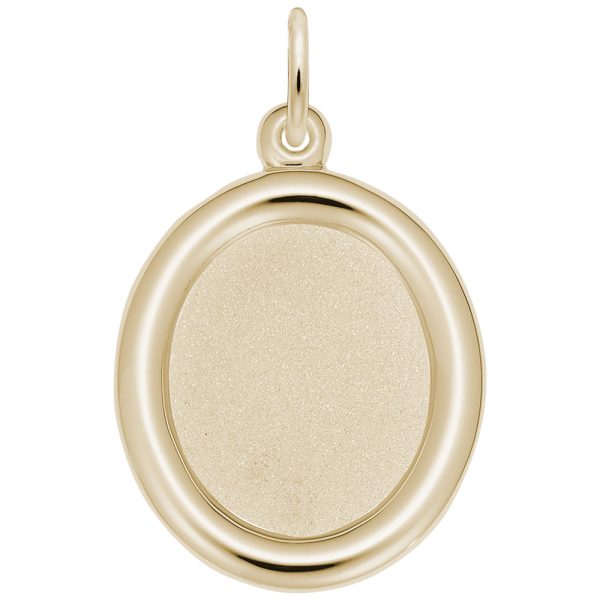 Small Oval Photoart Charm