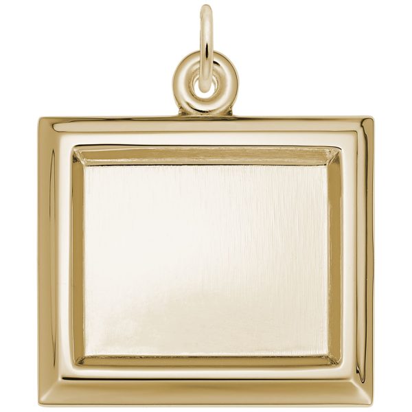 Large Horizontal Rectangle Photoart Charm