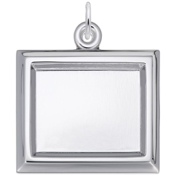 Large Horizontal Rectangle Photoart Charm