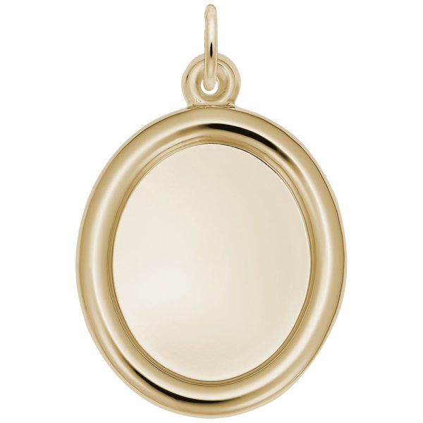 Large Oval Photoart Charm