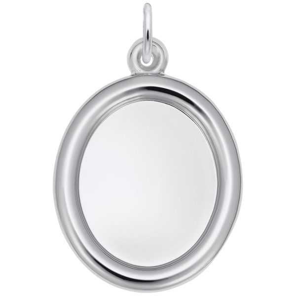 Large Oval Photoart Charm